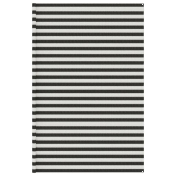 Alfombra de tienda campaña HDPE antracita y blanco 400x800 cm