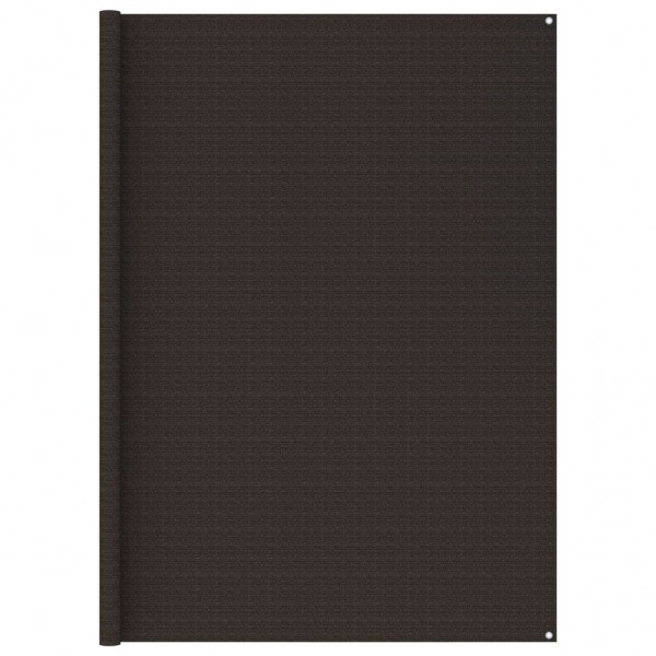 Alfombra de tienda de campaña 250x400cm marrón