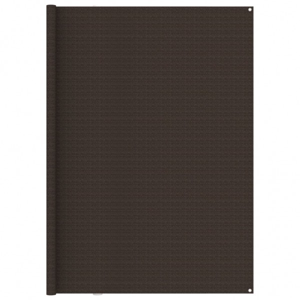 Alfombra de tienda de campaña 250x500 cm marrón