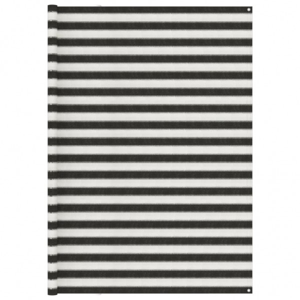 Alfombra de tienda de campaña antracita y blanco 250x350 cm