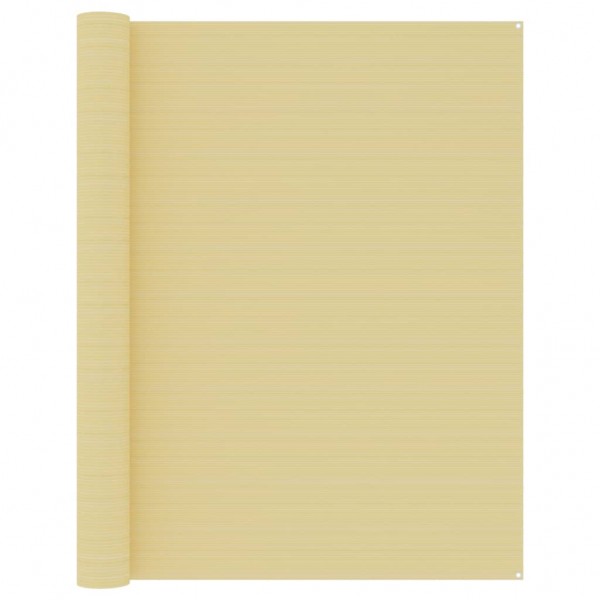 Alfombra de tienda de campaña beige 250x450 cm