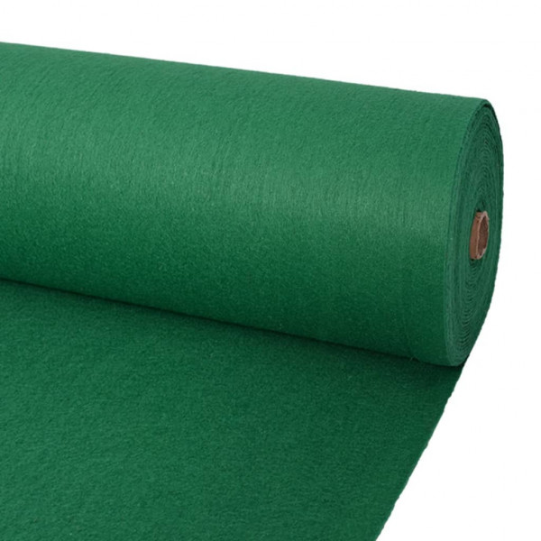 Alfombra para eventos lisa verde 1.2x12 m