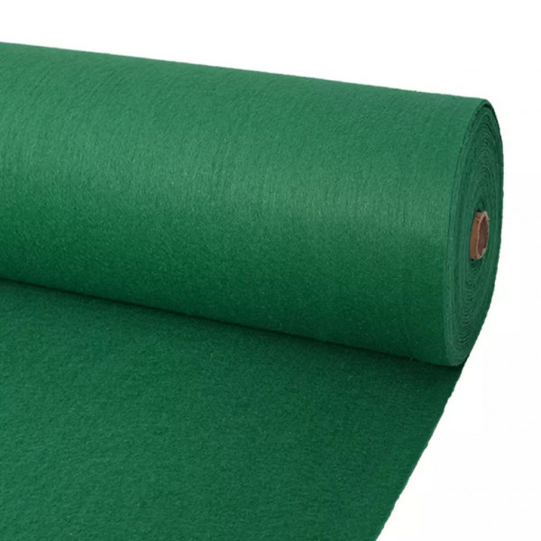 Alfombra para eventos verde 1x24 m
