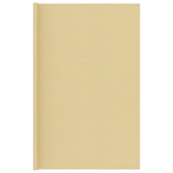 Alfombra para tienda de campaña beige 300x500 cm