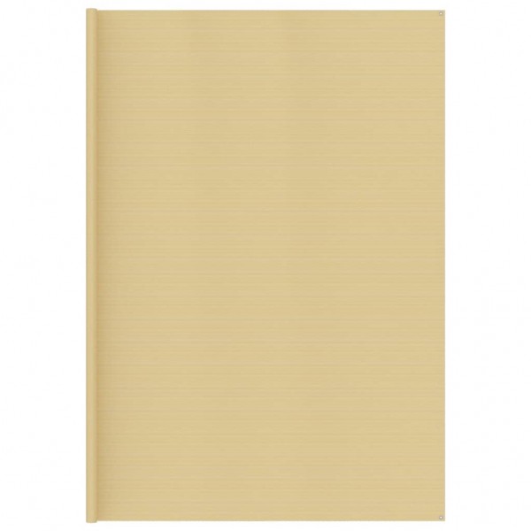 Alfombra para tienda de campaña beige 400x400 cm