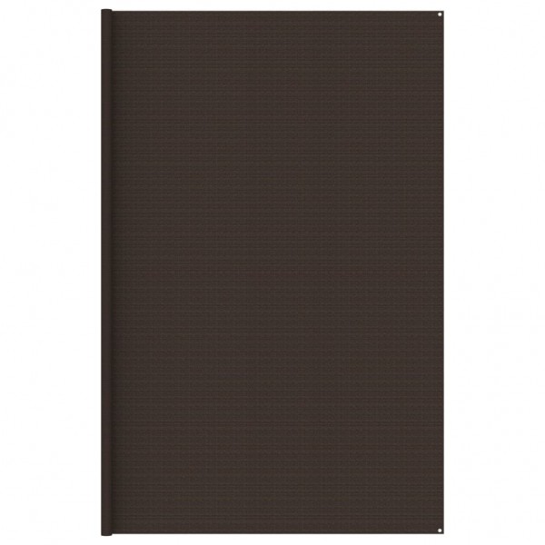 Alfombra para tienda de campaña marrón 400x400 cm