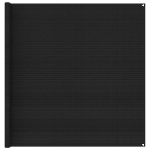 Alfombra para tienda de campaña negro 200x200 cm