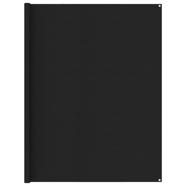 Alfombra para tienda de campaña negro 250x300 cm