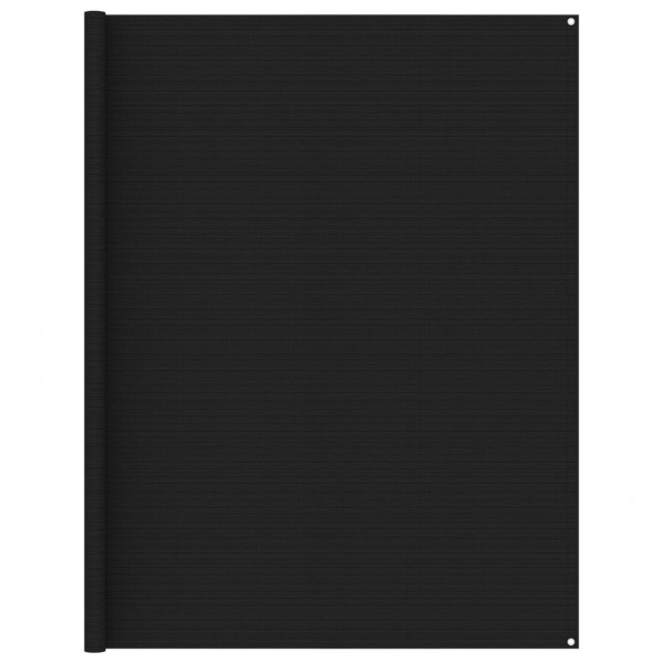 Alfombra para tienda de campaña negro 250x550 cm