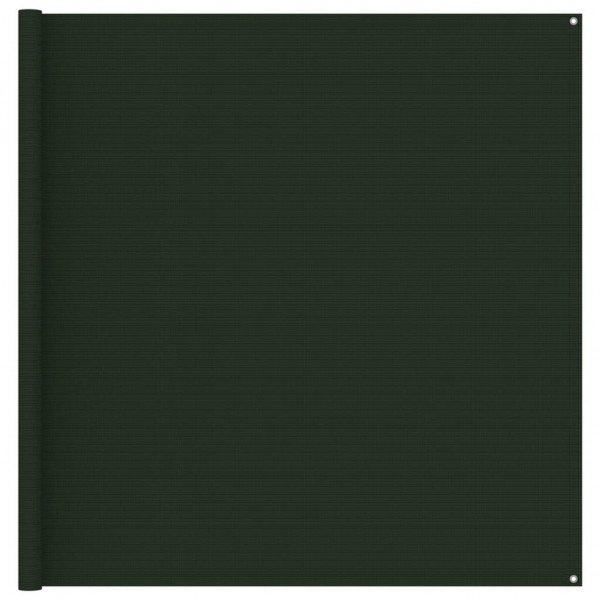 Alfombra para tienda de campaña verde oscuro 200x400 cm