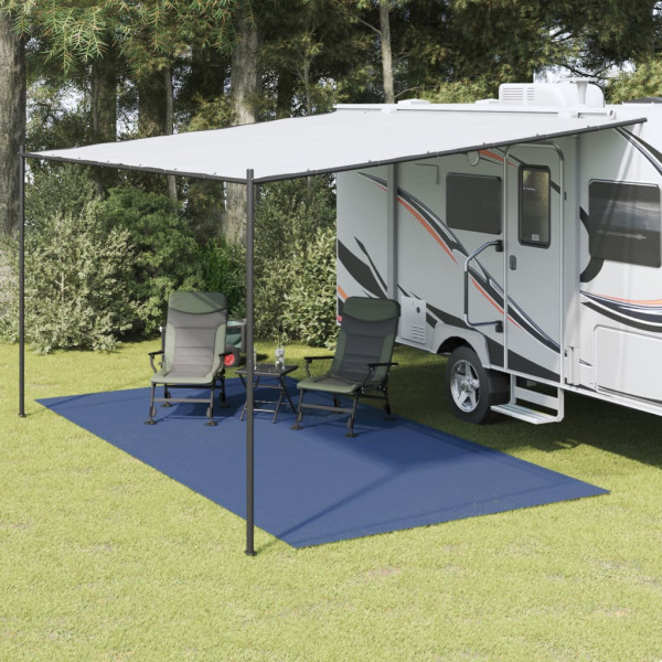 Alfombrilla de camping azul 5x2.5 m