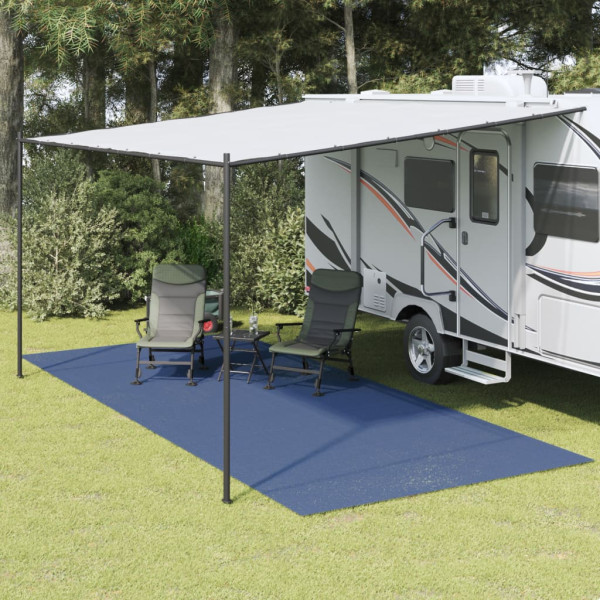 Alfombrilla de camping azul 6x2.5 m