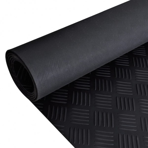 Alfombrilla de goma antideslizante 1.5x2 m 3 mm ajedrezado