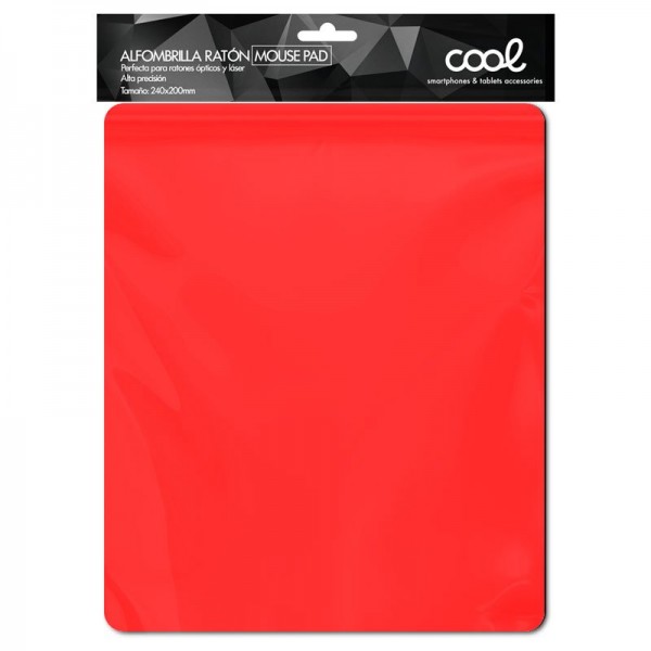 Alfombrilla Ratón COOL Color Rojo