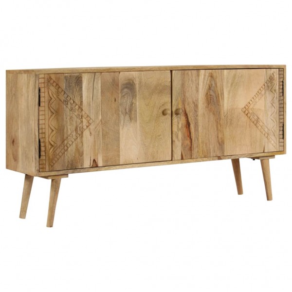 Aparador de madera maciza de mango 110x30x60 cm