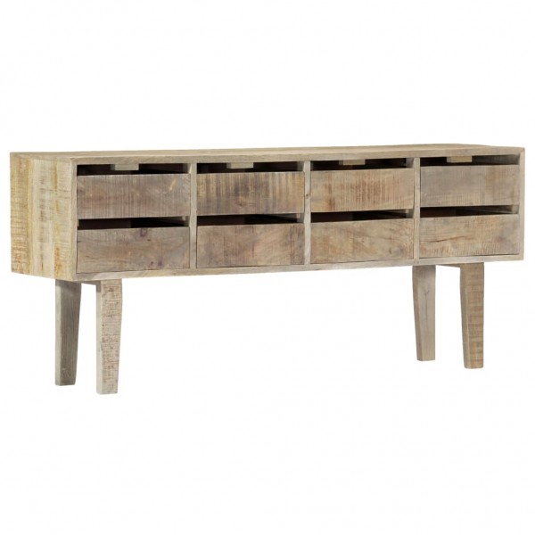 Aparador de madera maciza de mango 140x30x60 cm