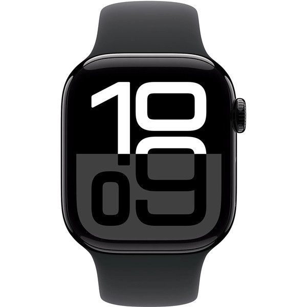 Apple Watch Serie 10 GPS 42mm aluminio negro sport band S/M negro
