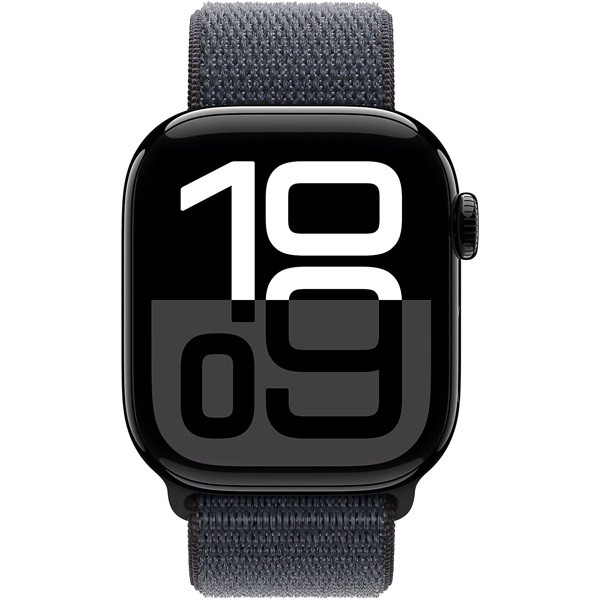 Apple Watch Serie 10 GPS 42mm aluminio negro sport loop negro