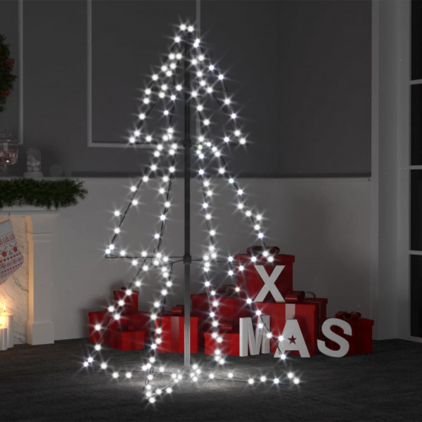 Árbol de Navidad 160 LEDs interior y exterior 78x120 cm