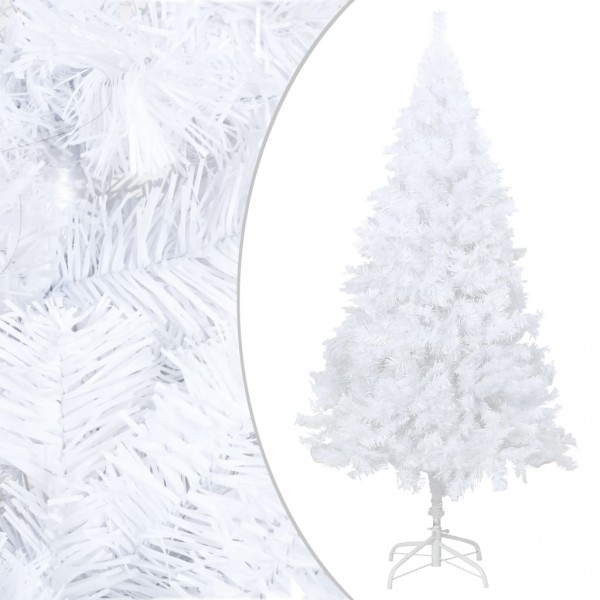 Árbol de Navidad artificial con ramas gruesas PVC blanco 240 cm