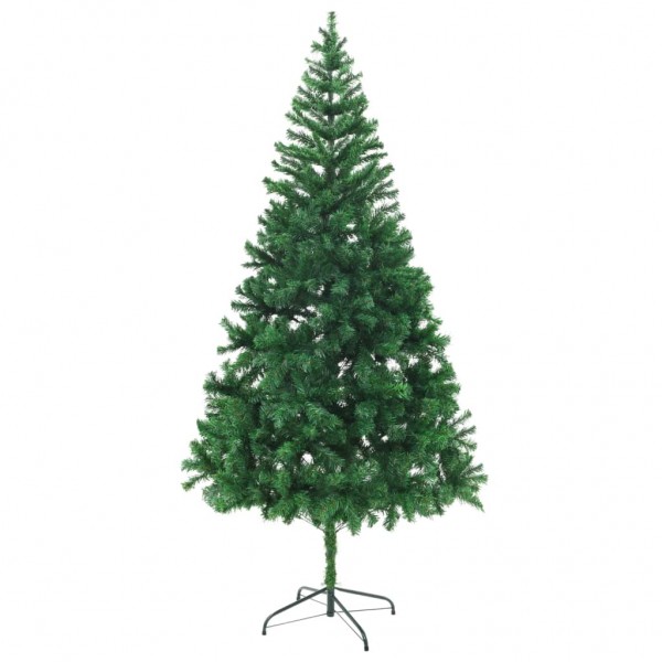Árbol de Navidad artificial con soporte acero 210 cm 910 ramas