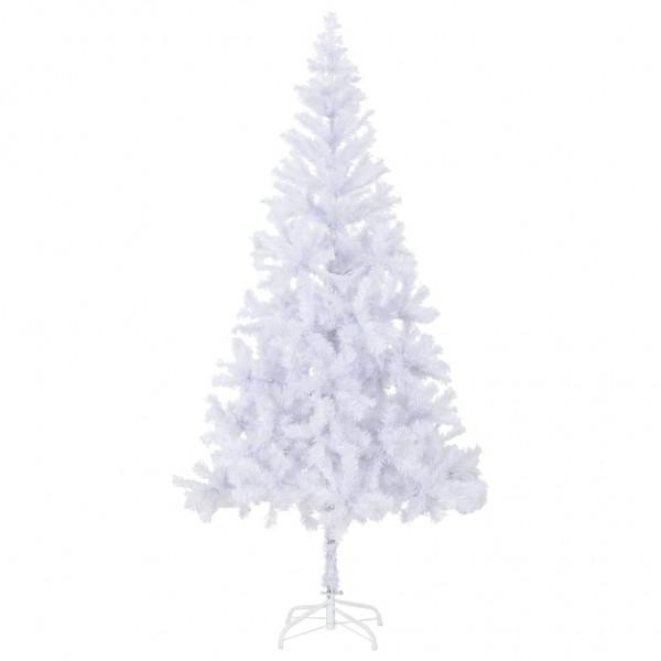 Árbol de Navidad artificial con soporte acero 910 ramas 210 cm