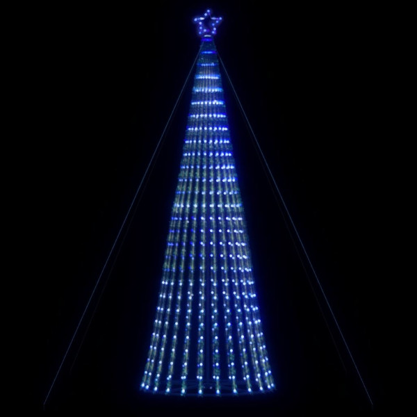 Árbol de Navidad cono de luz 1028 LEDs azul 403 cm