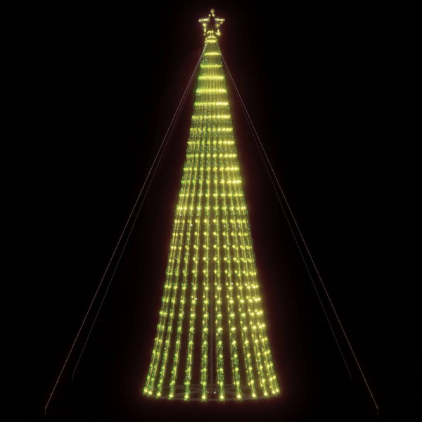 Árbol de Navidad cono de luz 1028 LEDs blanco cálido 403 cm