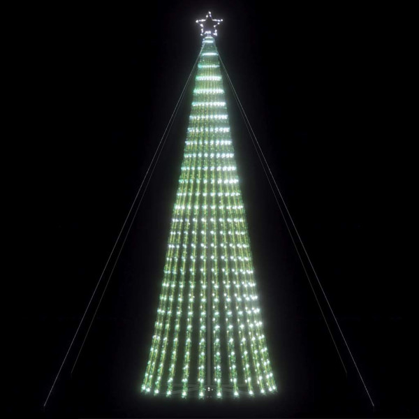 Árbol de Navidad cono de luz 1028 LEDs blanco frío 403 cm
