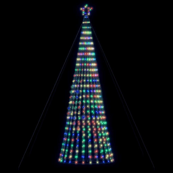 Árbol de Navidad cono de luz 1028 LEDs de colores 403 cm