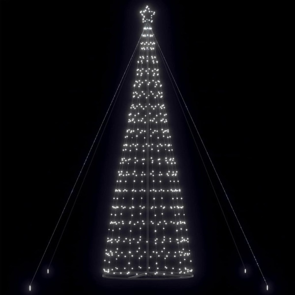 Árbol de Navidad cono de luz 1534 LEDs blanco frío 503 cm