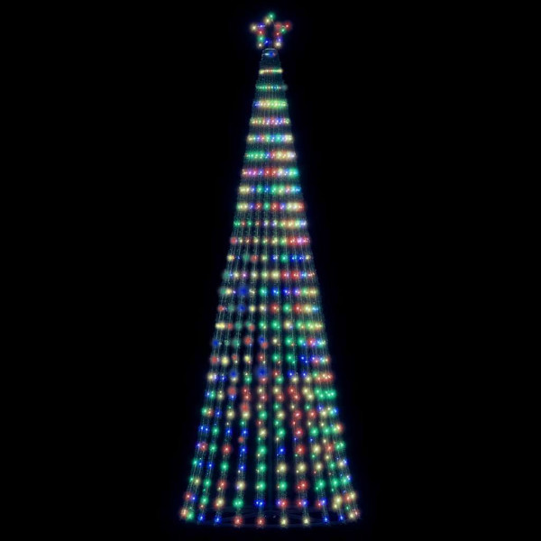 Árbol de Navidad cono de luz 475 LEDs de colores 247 cm