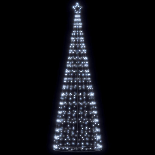 Árbol de Navidad cono de luz 550 LEDs blanco frío 304 cm