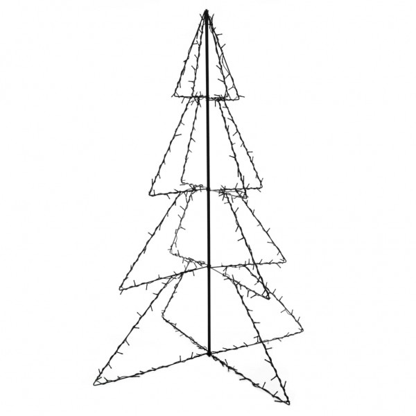 Árbol Navidad 240 luces LED interior y exterior 115x150 cm