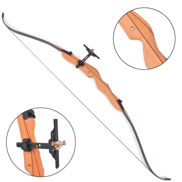 Arco recurvo para adultos 68. 32 libras
