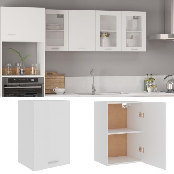 Armario colgante cocina contrachapada blanco 39.5x31x60 cm