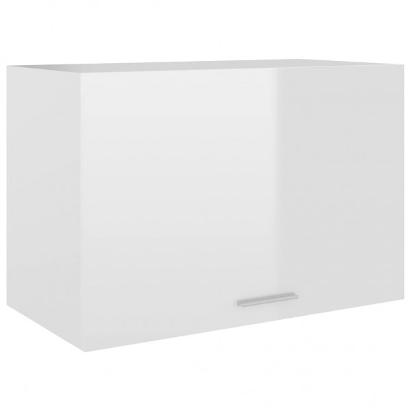 Armario colgante cocina contrachapada blanco brillo 60x31x40 cm