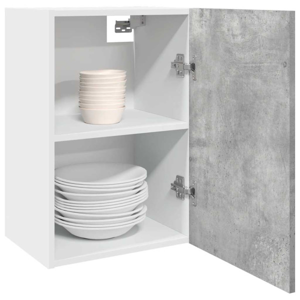Armario colgante cristal contrachapada gris cemento 40x31x60cm