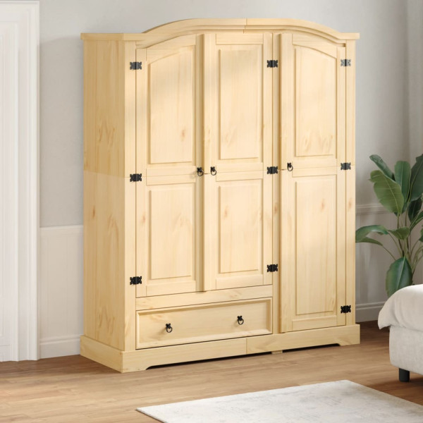 Armario Corona madera maciza de pino 151.5x52x186 cm