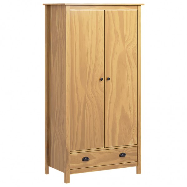 Armario de 2 puertas Hill madera maciza pino 89x50x170cm