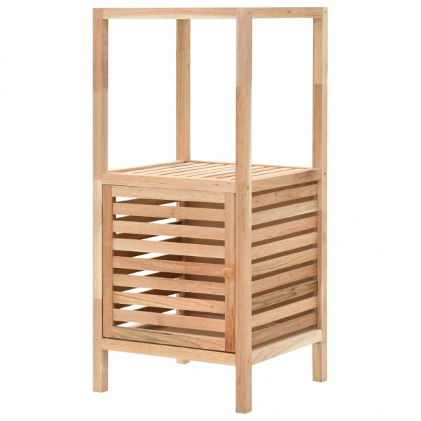 Armario de cuarto de baño madera maciza nogal 39.5x35.5x86 cm