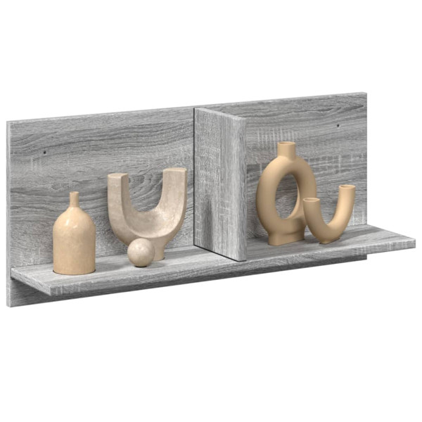 Armario de pared madera de ingeniería gris Sonoma 70x16.5x30 cm