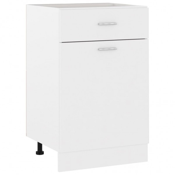 Armario inferior cajón cocina madera contrachapada 50x46x81.5cm