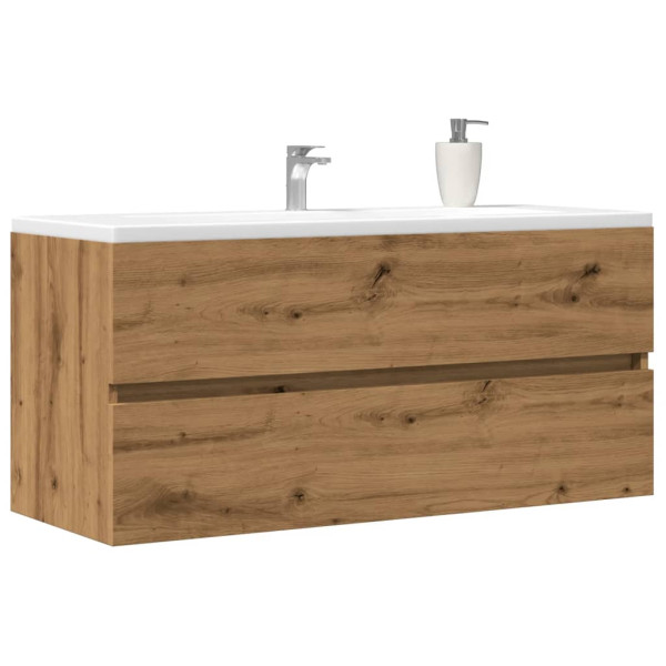 Armario lavabo madera ingeniería roble artisan 100x38.5x45 cm