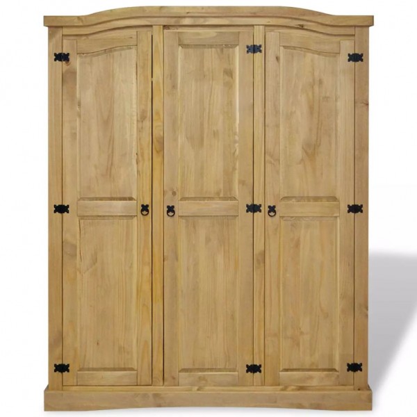 Armario madera de pino Mexicano estilo Corona 3 Puertas