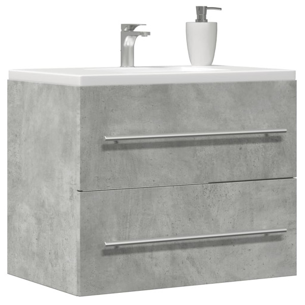Armario para lavabo aglomerado gris hormigón 60x38.5x48 cm
