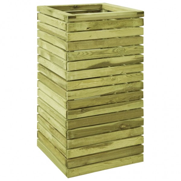 Arriate de madera de pino impregnada 50x50x100 cm