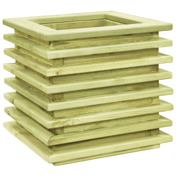 Arriate de madera de pino impregnada 50x50x40 cm