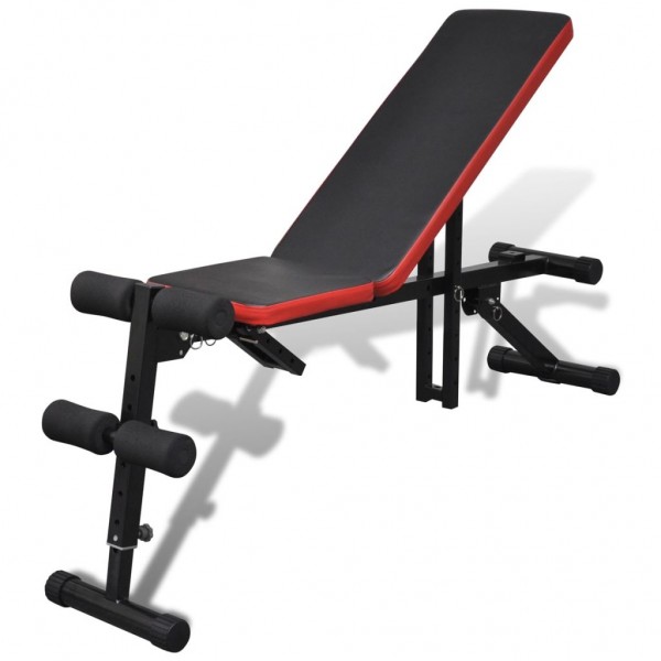 Banco de abdominales ajustable multi-posición