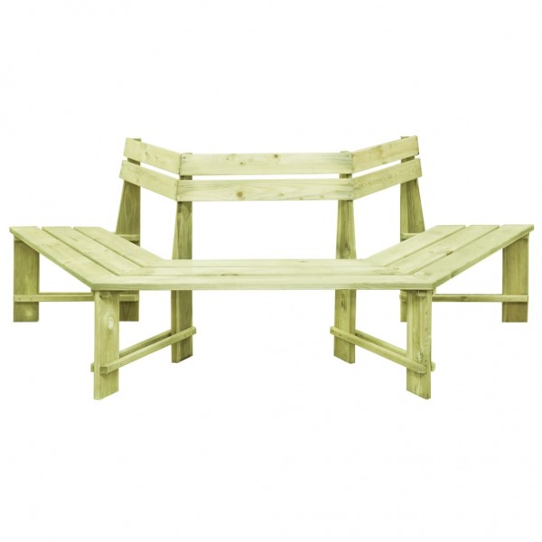 Banco de jardín madera pino impregnada 240 cm